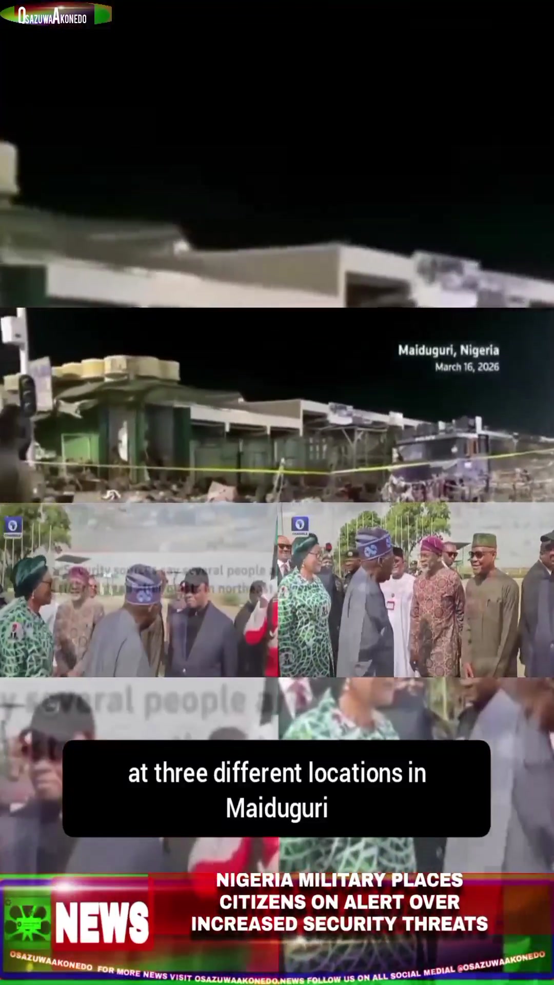 Nigeria Military Places Citizens On Alert Over Increased Security Threats