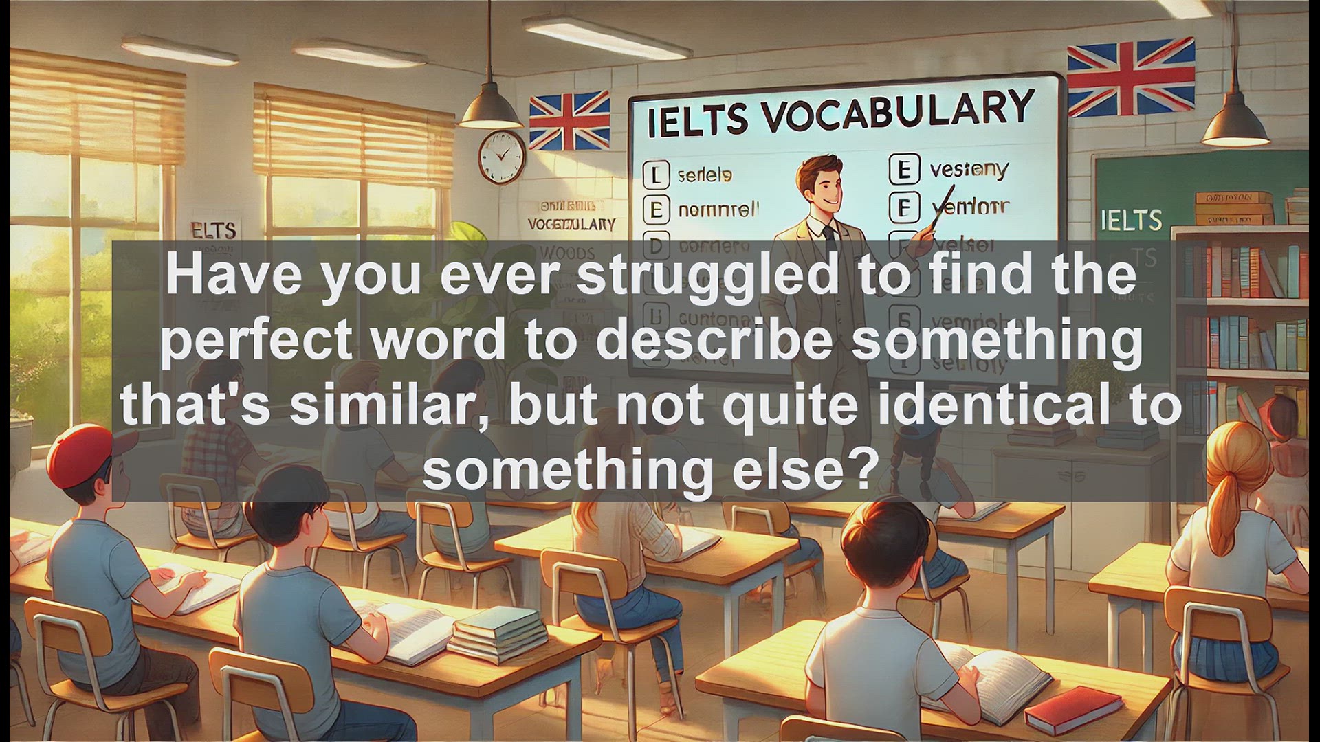 'Video thumbnail for 5000 Must Know IELTS 8.0 Vocabulary - Understanding 'Akin': Elevate Your English with This Versatile Word'
