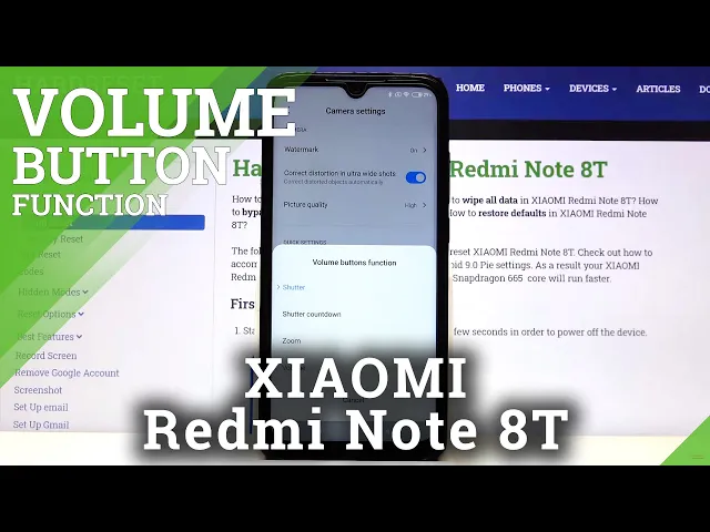 Video thumbnail for How to Change Volume Button in XIAOMI Redmi Note 8T – Camera Volume Button Functions