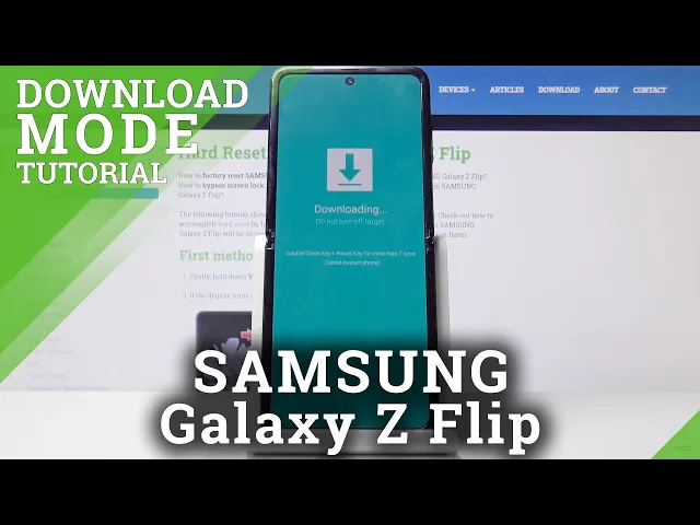 Video thumbnail for Download More SAMSUNG Galaxy Z Flip – How to Open & Exit Download Mode