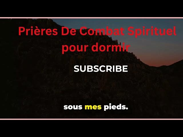 Video thumbnail for Prières De Combat Spirituel (Psaumes Pour Dormir Que Dieu te gardera.
