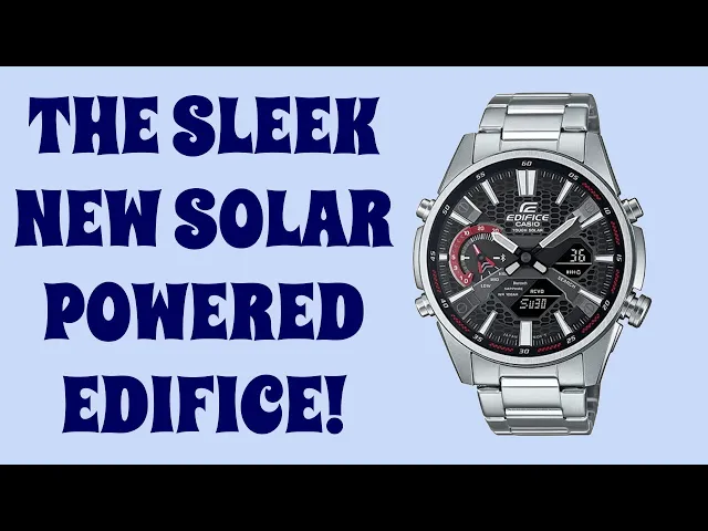 Video thumbnail for Casio Edifice ECB S100 Chronograph Watch -- REVIEW
