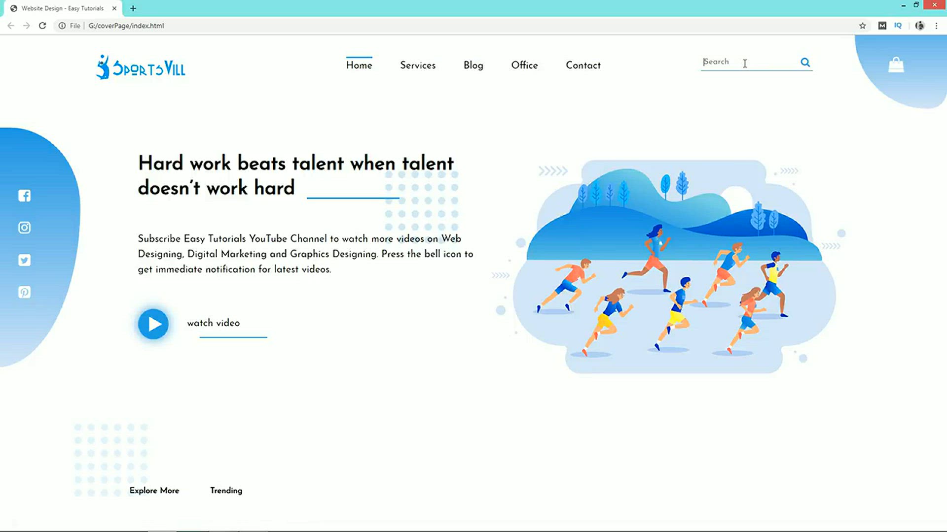 'Video thumbnail for How To Make A Website Using HTML And CSS Step By Step _ Latest Website Design'