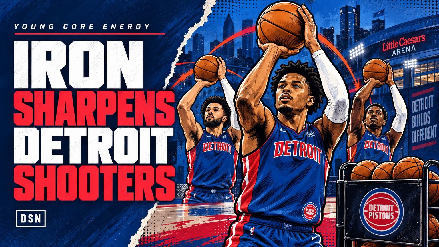 Video thumbnail for Detroit’s young core, community energy and shooting depth all sell the fit
