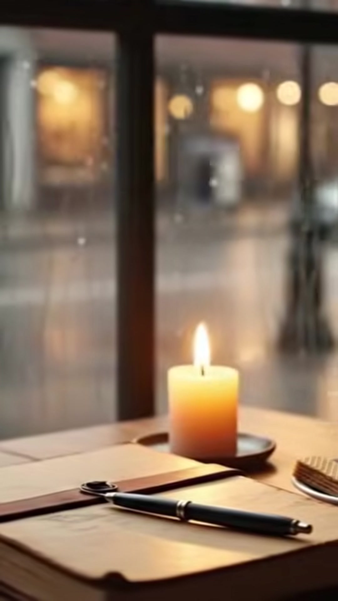 Video thumbnail for The Cafe on a Rainy Day #lofi #butifyoucloseyoureyes #relax