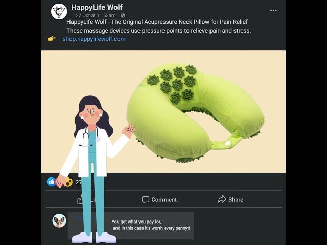 Video thumbnail for MY NEW FAVORITE ACUPRESSSURE NECK PILLOW