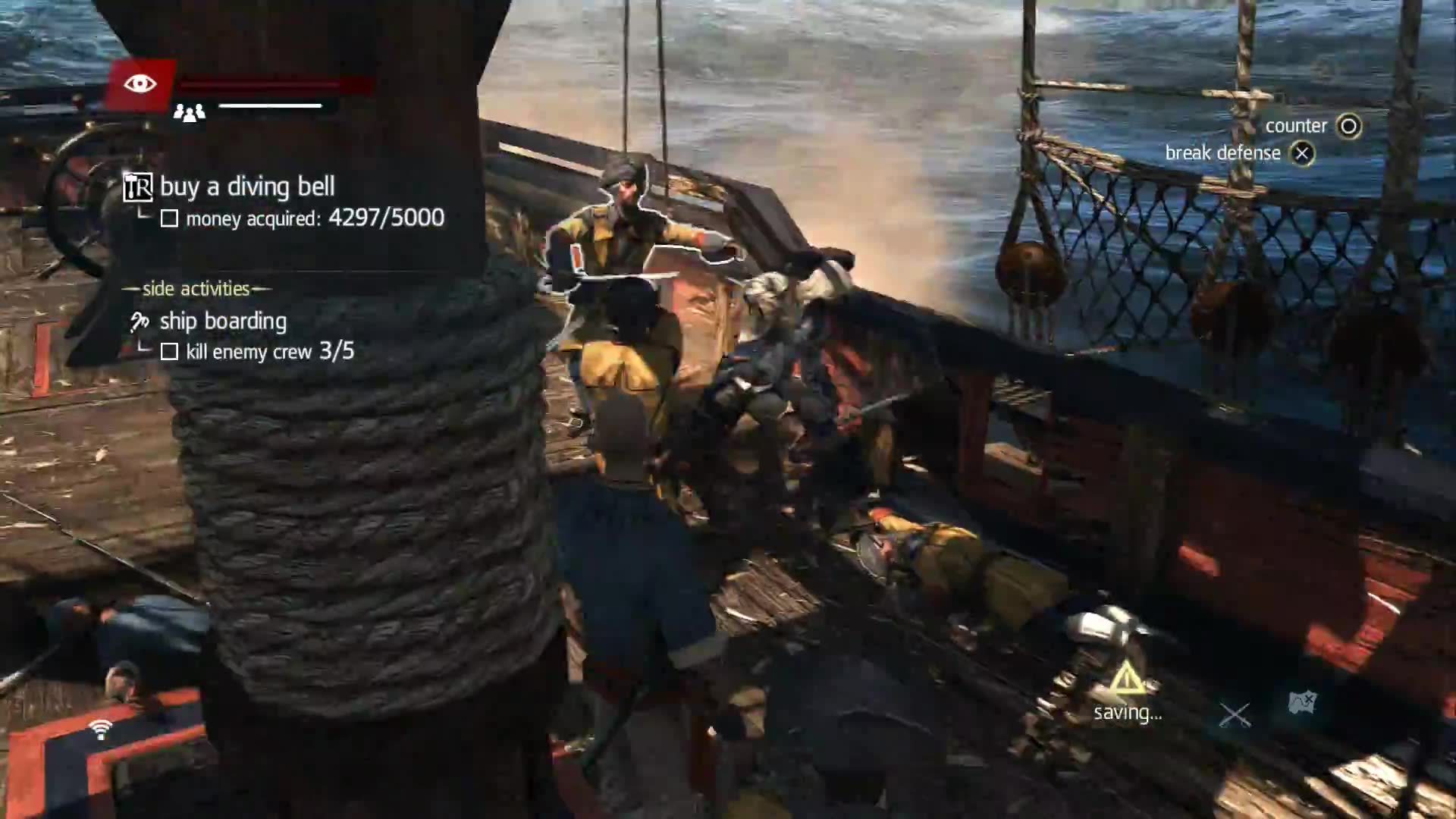 Video thumbnail for Assassin's Creed IV: Black Flag - Jackdaw Navel Battle (Board 3 Ships Including Frigate) Epic Fail