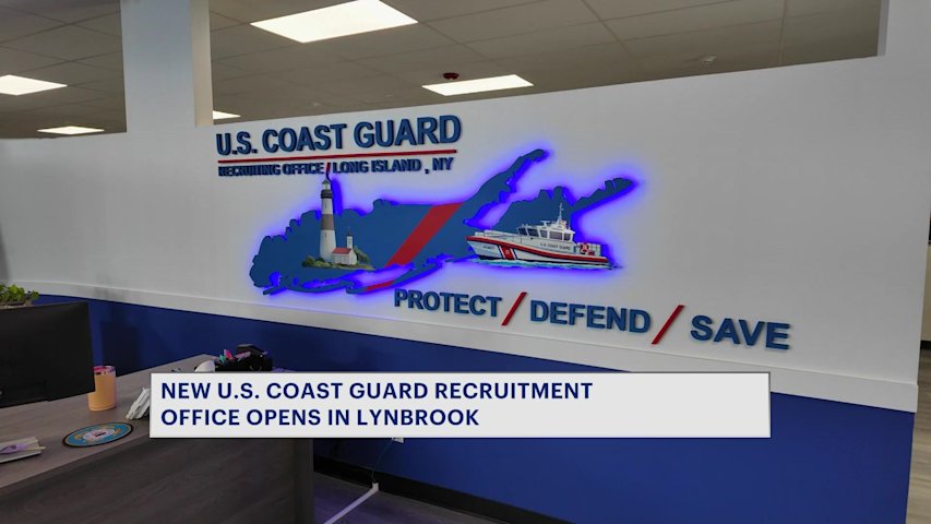 Video thumbnail for Coast Guard opens new recruiting office in Lynbrook