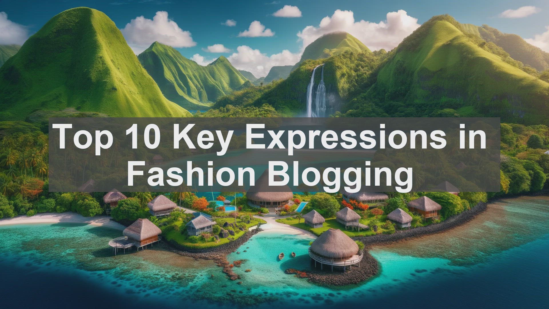 'Video thumbnail for Top 10 Key Expressions in Fashion Blogging'