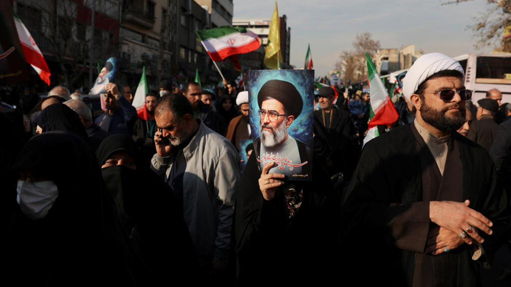 Video thumbnail for Iranian leaders mobilise supporters as US weighs options for intervention