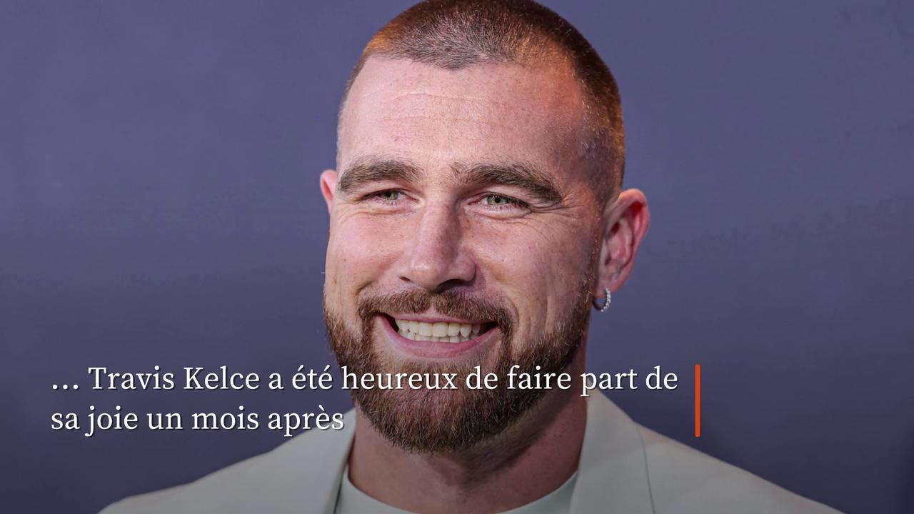 Video thumbnail for Travis Kelce s'exprime pour la première fois sur son mariage avec Taylor Swift.