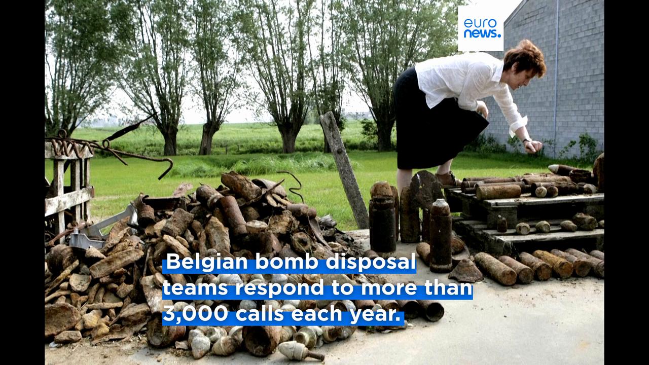 Video thumbnail for Europe's devastating wildfires unveil deadly new threat - buried bombs from WWI and WWII