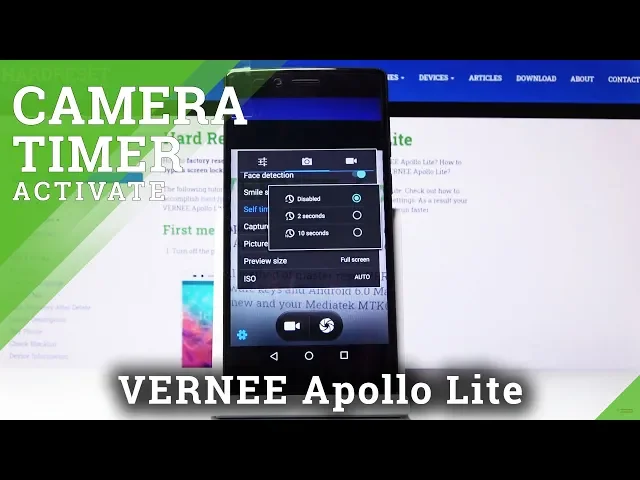 Video thumbnail for How to Set Up Camera Timer in Vernee Apollo Lite – Camera Settings