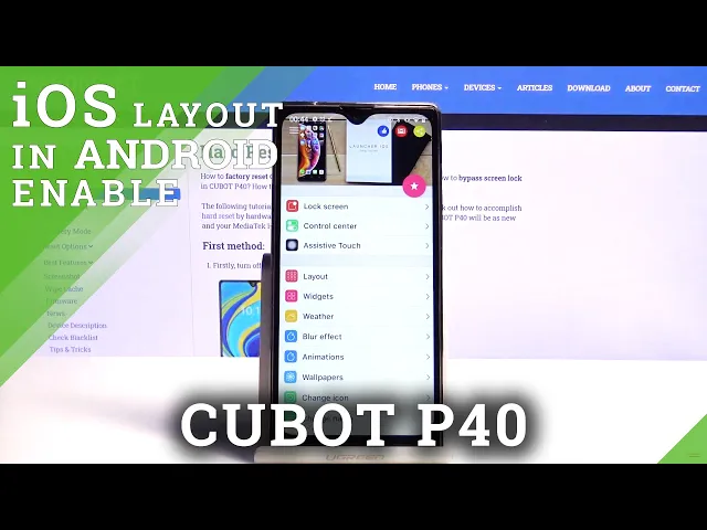 Video thumbnail for How to Apply and Install iOS Launcher on CUBOT P40 – Change Launcher
