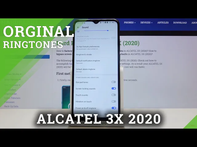 Video thumbnail for ALCATEL 3X 2020 – Change & Add Ringtone
