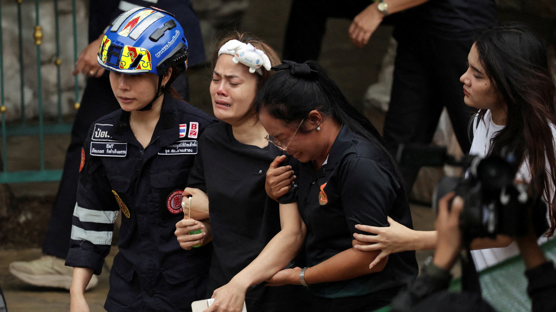 Video thumbnail for At least 6 dead in Thailand school shooting after student kills grandparents, self