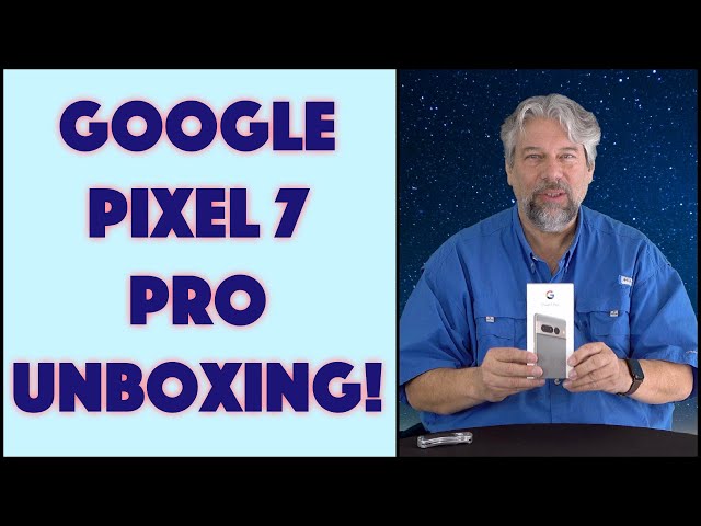 Video thumbnail for Google Pixel 7 Pro Android Smartphone - UNBOXING