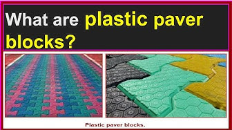 'Video thumbnail for What are plastic paver blocks?'