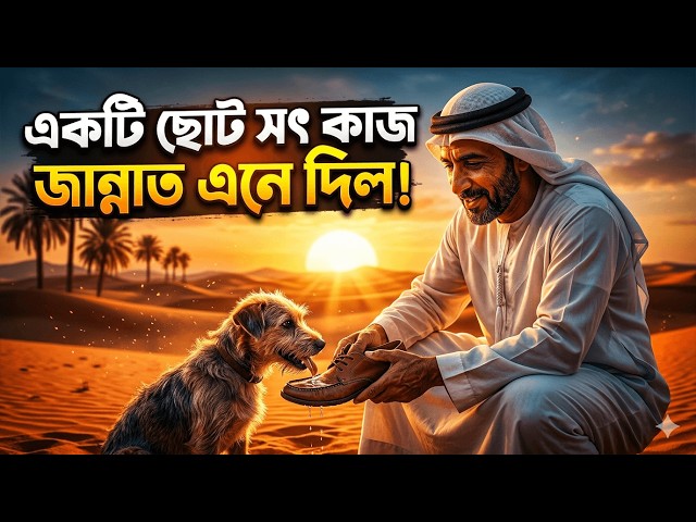 Video thumbnail for একটি ছোট সৎ কাজ যেভাবে একজন মানুষকে জান্নাত এনে দিল | Islamic Story | Deen Stories BD