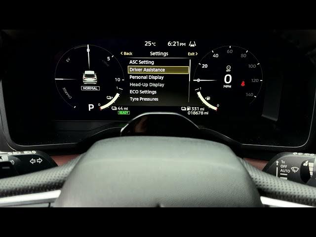 Video thumbnail for MITSUBISHI Outlander IV – How to Set Driving Break Time Alert