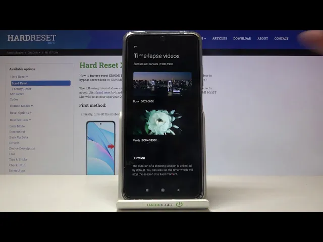Video thumbnail for How to Record the Timelapse on XIAOMI Mi 10T Lite