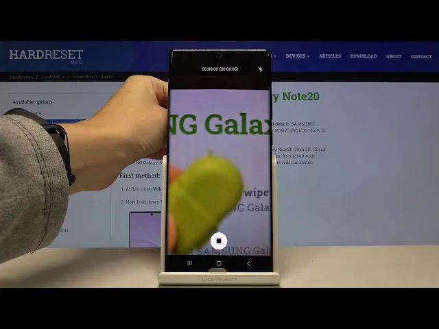 Video thumbnail for Samsung Galaxy Note 20 Ultra - How to Record Timelapse