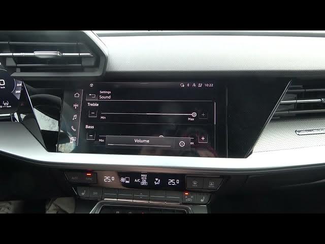 Video thumbnail for How to Enter and Manage Radio Equalizer in Audi A3 8Y (2020 - ...) - Find Equalizer Settings