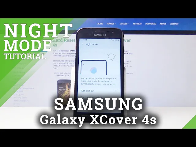 Video thumbnail for How to Enter Night Mode in SAMSUNG Galaxy Xcover 4s – Activate Night Light
