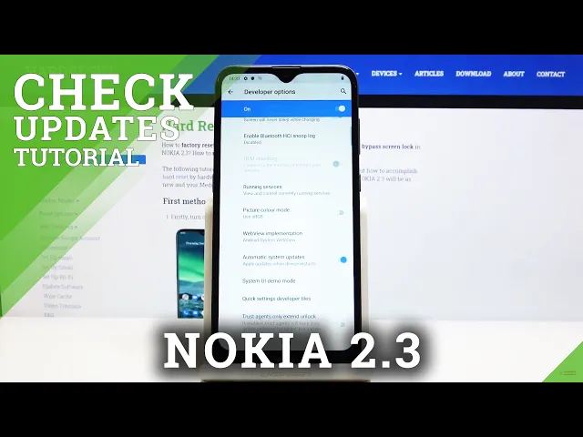 Video thumbnail for How to Activate Automatic System Updates in NOKIA 2.3 - Manage Android Updates