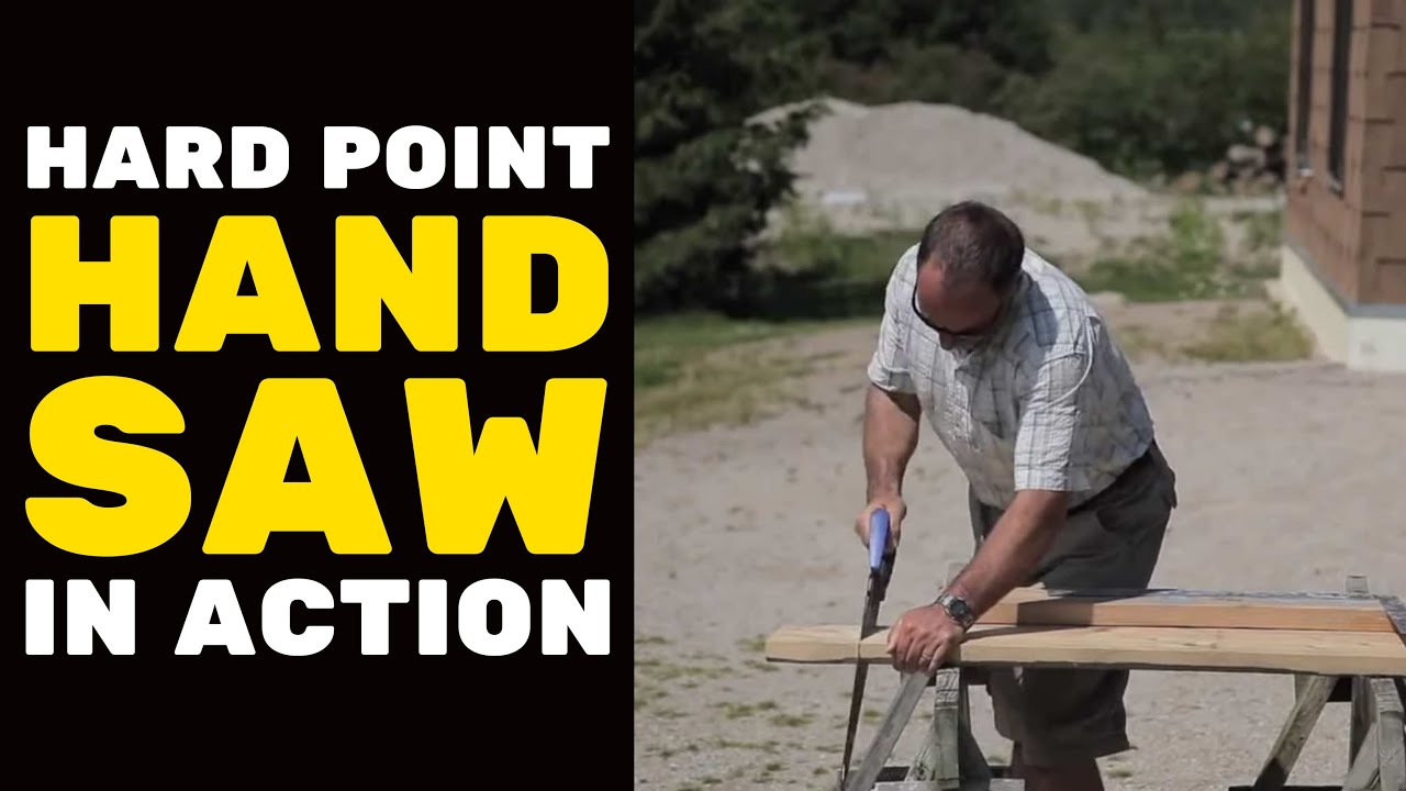 Video thumbnail for BASEMENT FINISHING COURSE VIDEO: Hard Point Handsaw in Action
