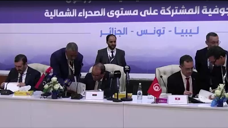 Video thumbnail for Libya, Algeria, Tunisia sign agreement to share Sahara aquifer water