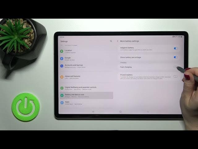 Video thumbnail for How to Turn On Slow Charging Mode on Samsung Galaxy TAB S7 FE – Turn Off Slow Charging