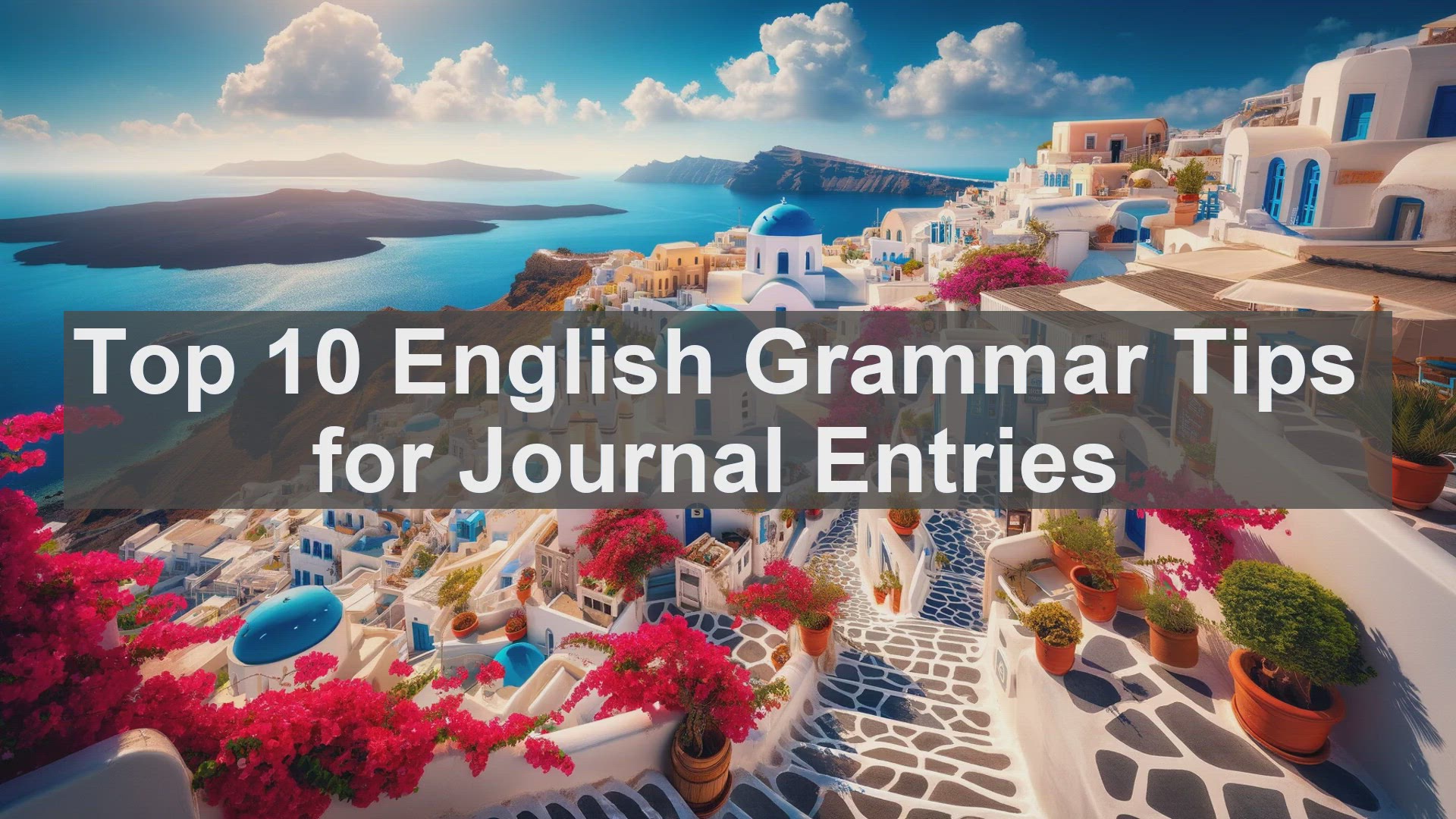 'Video thumbnail for Top 10 English Grammar Tips for Journal Entries'