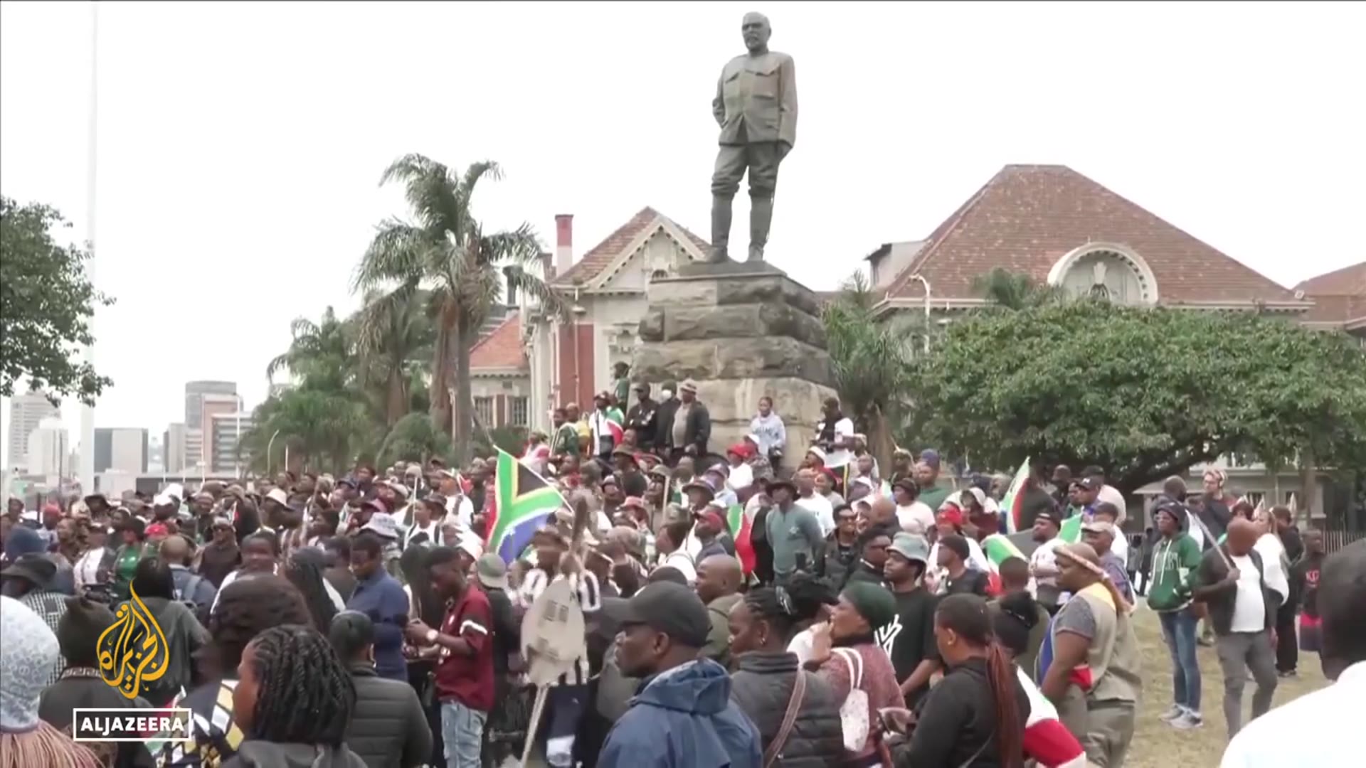 Video thumbnail for South Africa deploys police as anti-immigrant protests prompt fears