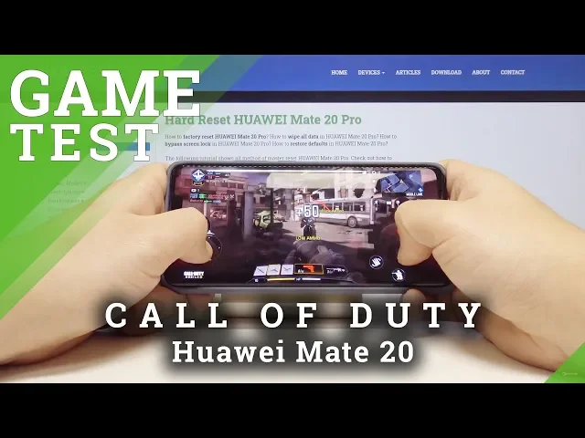 Video thumbnail for Call of Duty in Huawei Mate 20 - High Graphics Checkup