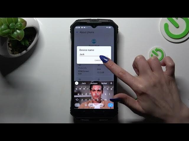 Video thumbnail for How to Change Device Name on DOOGEE V MAX – Rename Device