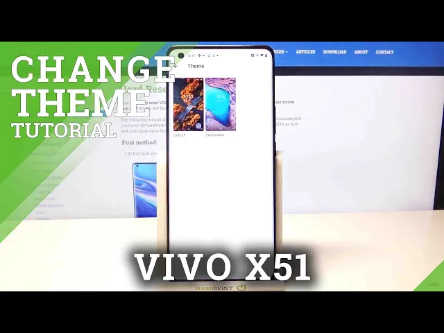 Video thumbnail for How to Change Device Theme in VIVO X51 – Apply New Device Theme