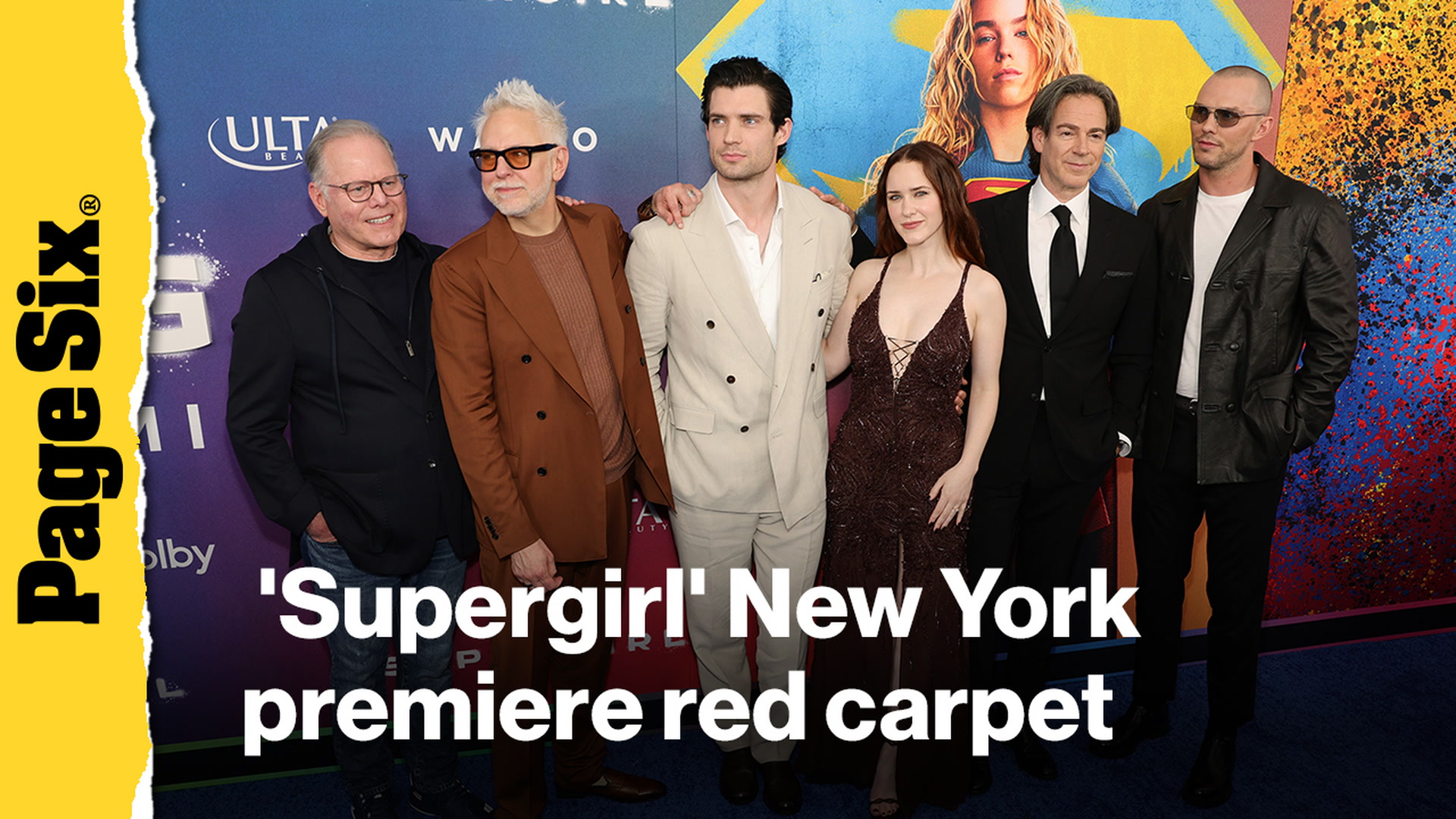 Video thumbnail for Milly Alcock, David Corenswet, Rachel Brosnahan and more attended the 'Supergirl' New York premiere