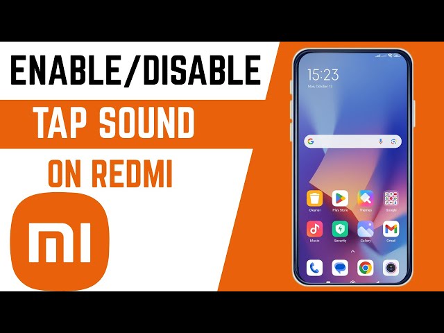 Video thumbnail for How To Enable/Disable Tap Sound Sound On Xiaomi Redmi Smartphone
