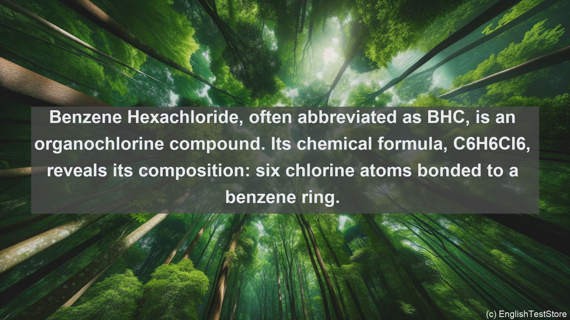 'Video thumbnail for Benzene hexachloride in science  definition and examples'