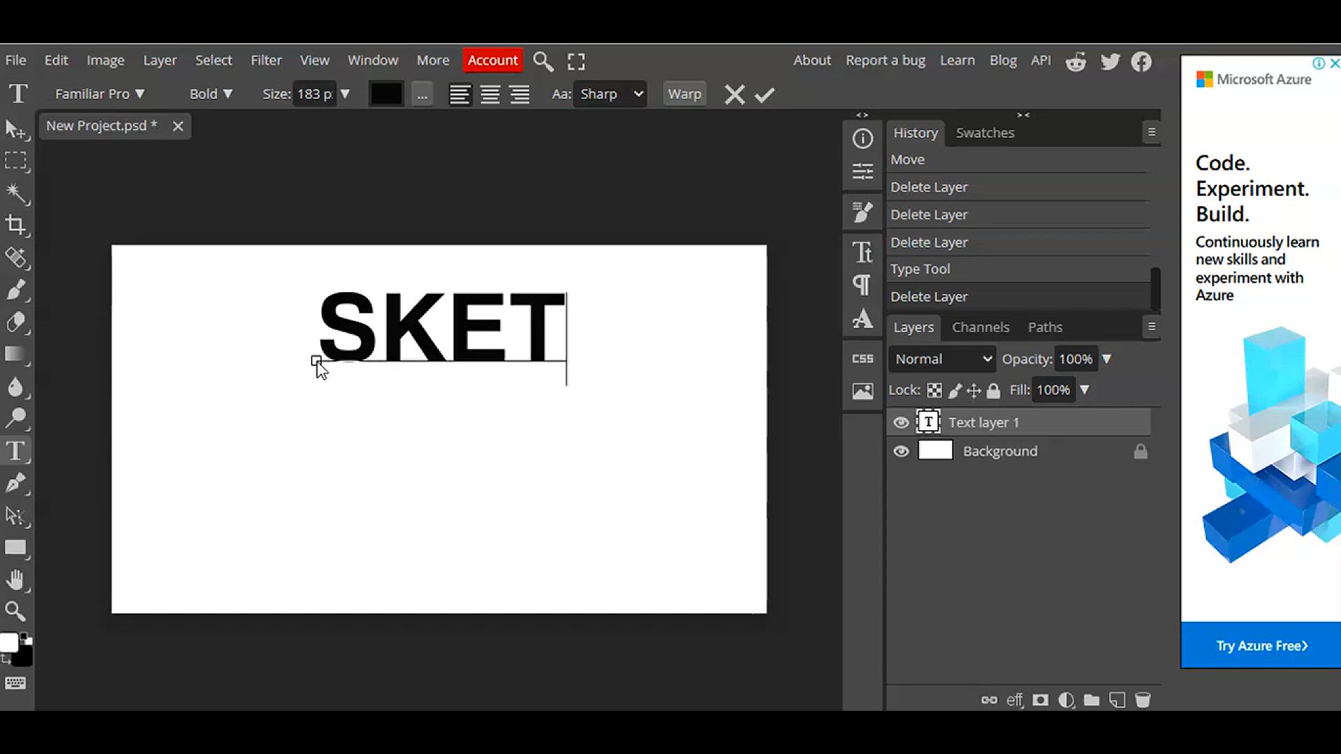 'Video thumbnail for How To Create Pencil Sketch Text In Photopea lPhotopea Tutorial'