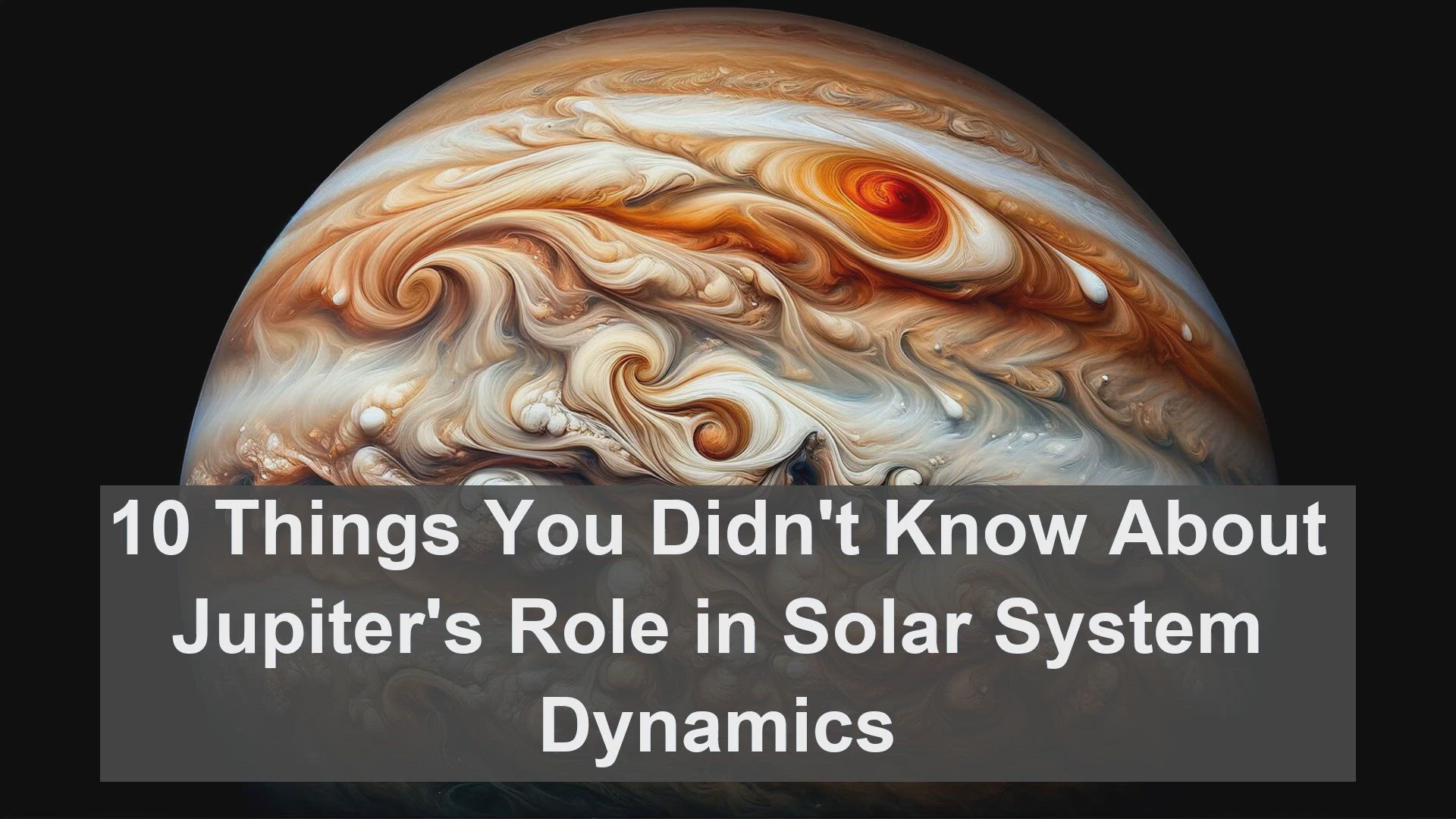 'Video thumbnail for 10 Things You Didn't Know About Jupiter's Role in Solar System Dynamics'