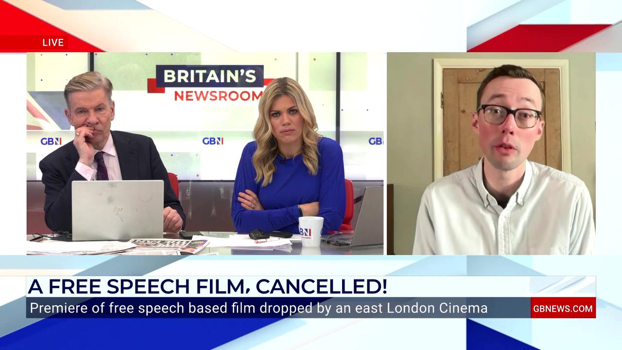 Video thumbnail for WATCH: Free speech filmmaker 'determined to not be silenced' after premiere ban
