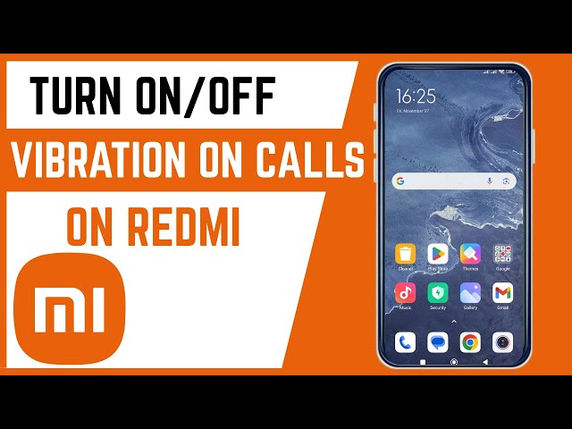 Video thumbnail for How To Turn On/Off Vibration For Calls On Redmi Smartphone