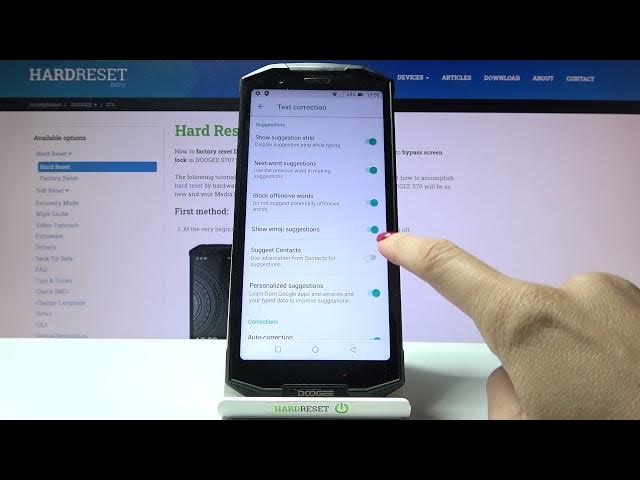 Video thumbnail for How to Show Emoji Suggestions in Doogee S70 – Predictive Emoji Feature