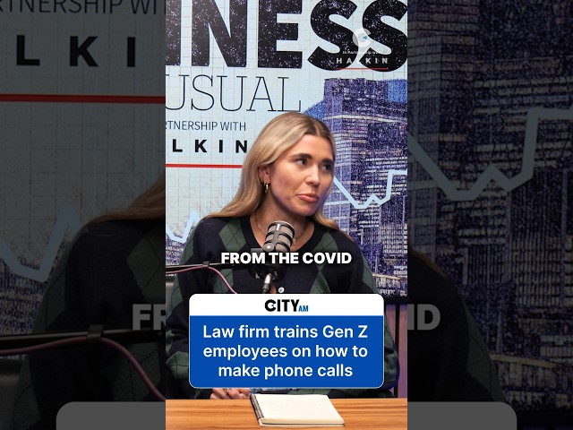 Video thumbnail for Why law firms are teaching Gen Z phone etiquette 📞