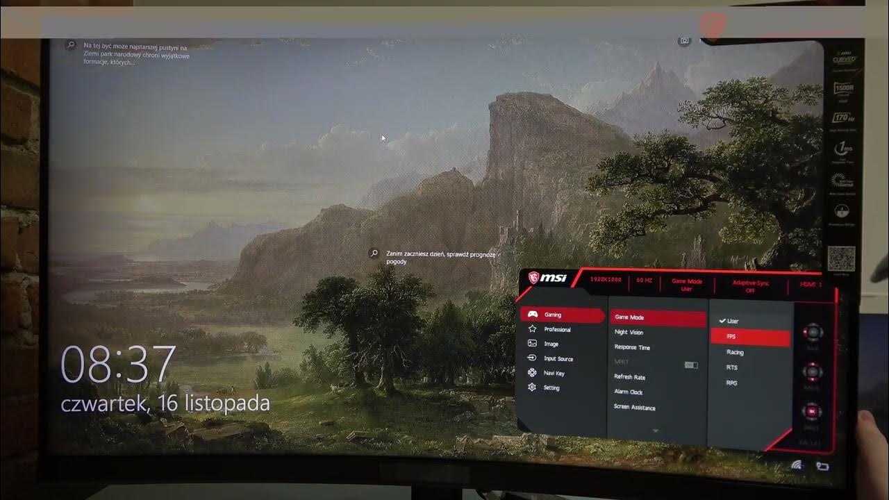 Video thumbnail for How To Add Alarm Clock On Monitor MSI G32C4