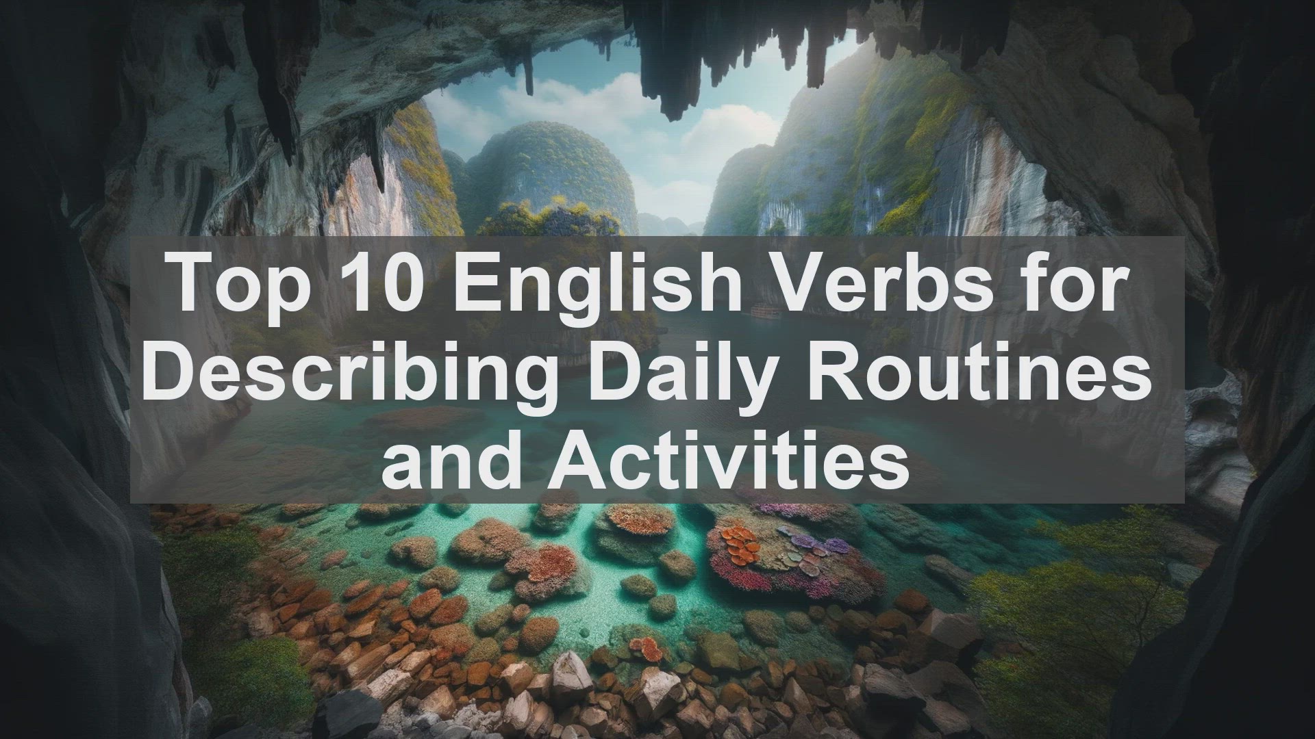 'Video thumbnail for Top 10 English Verbs for Describing Daily Routines and Activities'