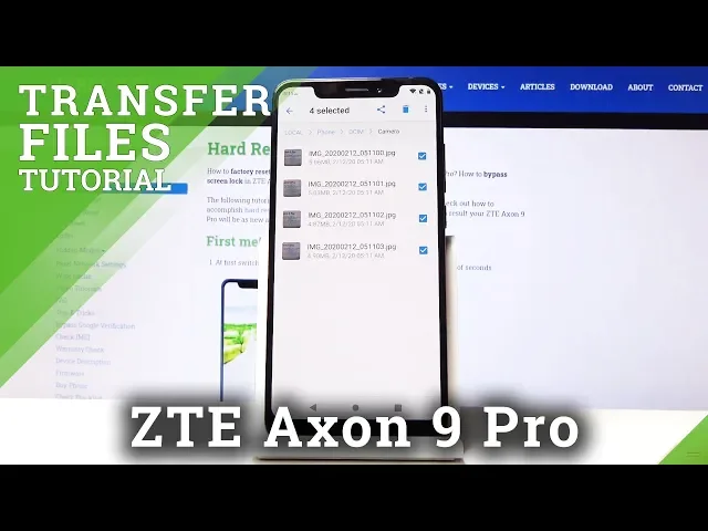 Video thumbnail for How to Transfer Files in ZTE Axon 9 Pro – Export / Import Data