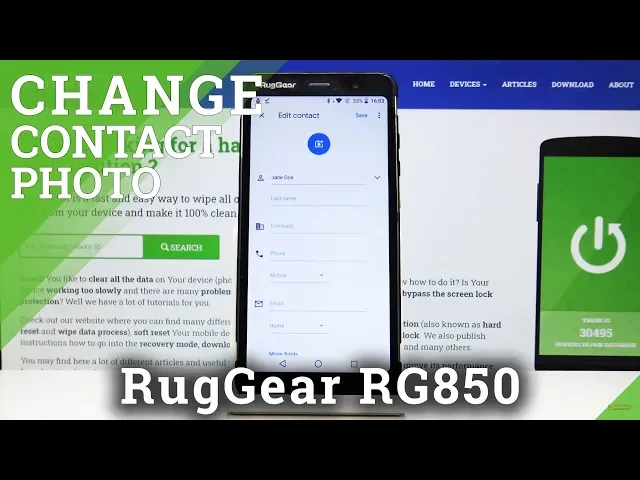 Video thumbnail for How to Add Photo to Contact in RUGGEAR RG850 – Personalize Contact
